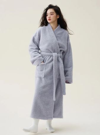 Cozy Cloud Plush Robe for Moms
