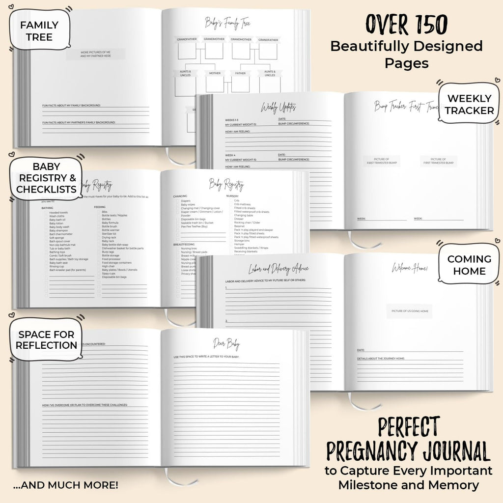 Oh Baby Pregnancy Journal & Memory Book